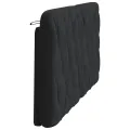 Coussin de tête de lit noir 160 cm velours