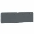 Coussin de tête de lit gris foncé 180 cm velours