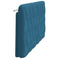 Coussin de tête de lit bleu 160 cm velours