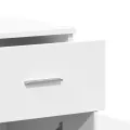 Buffet blanc 79x38x80 cm bois d’ingénierie