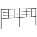 Tête de lit métal noir 193 cm