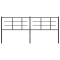 Tête de lit métal noir 193 cm
