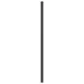 Tête de lit métal noir 193 cm