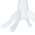 Ensemble de salle à manger 5 pcs Bois d'hévéa Blanc