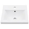 Cadre de lavabo de salle de bain vasque à encastrer Noir Fer