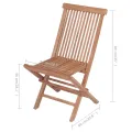 Chaises de jardin avec coussins bleu 4 pcs Bois de teck massif