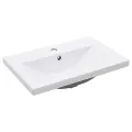 Cadre de lavabo de salle de bain vasque à encastrer Noir Fer