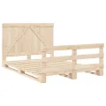 Cadre de lit avec tête de lit 140x200 cm bois de pin massif