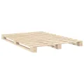 Cadre de lit avec tête de lit 140x200 cm bois de pin massif