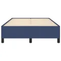 Cadre de lit bleu 120x190 cm tissu