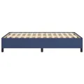 Cadre de lit bleu 120x190 cm tissu