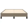 Cadre de lit taupe 120x190 cm tissu