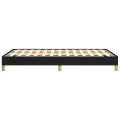 Cadre de lit noir 120x190 cm tissu