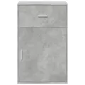 Armoire de rangement gris béton 56,5x39x90 cm bois d'ingénierie
