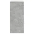 Armoire de rangement gris béton 56,5x39x90 cm bois d'ingénierie