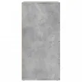 Buffet gris béton 60x39x80 cm bois d'ingénierie
