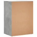 Buffet gris béton 60x39x80 cm bois d'ingénierie