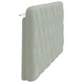 Coussin de tête de lit gris clair 160 cm velours