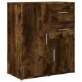 Buffet chêne fumé 60x31x70 cm bois d'ingénierie