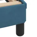 Cadre de lit avec lumières LED bleu 100x200 cm velours