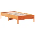 Cadre de lit cire marron 90x190 cm bois de pin massif