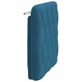 Coussin de tête de lit bleu 80 cm velours