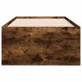 Lit de jour et tiroirs chêne fumé 90x200 cm bois d'ingénierie