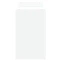 Meubles TV 2 pcs blanc 75x30x50 cm bois d'ingénierie