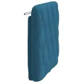 Coussin de tête de lit bleu 90 cm velours