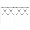 Tête de lit métal noir 140 cm