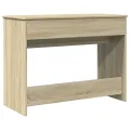 Coiffeuse avec miroir chêne sonoma 100x45x76 cm