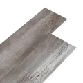 Planches de plancher PVC 5,02m² 2mm Autoadhésif Marron bois mat