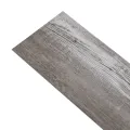 Planches de plancher PVC 5,02m² 2mm Autoadhésif Marron bois mat
