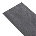 Planche de plancher PVC autoadhésif 5,21 m² 2 mm Noir et blanc