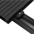 Panneaux de terrasse WPC avec accessoires 40 m² 4 m Anthracite