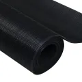 Tapis en caoutchouc antidérapant 1,5x4 m 3 mm Nervure fine