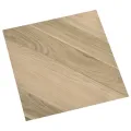 Planches de plancher autoadhésives 20pcs PVC 1,86m² Marron rayé