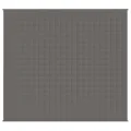 Couverture lestée Gris 200x225 cm 13 kg Tissu
