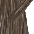 Planches de plancher PVC 5,02 m² 2 mm Autoadhésif Marron rayé
