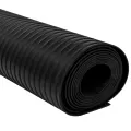 Tapis en caoutchouc antidérapant 1,5x4 m 3 mm Nervure large