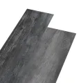 Planches de plancher PVC 4,46 m² 3 mm Autoadhésif Gris brillant