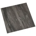 Planches de plancher autoadhésives 20 pcs PVC 1,86m² Gris foncé