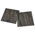 Planches de plancher autoadhésives 20 pcs PVC 1,86m² Gris foncé