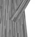 Planches de plancher PVC 5,02 m² 2 mm Autoadhésif Gris rayé