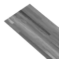 Planches de plancher PVC 5,02 m² 2 mm Autoadhésif Gris rayé