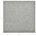 Dalles de tapis de sol 20 pcs 5 m² 50x50 cm Gris clair