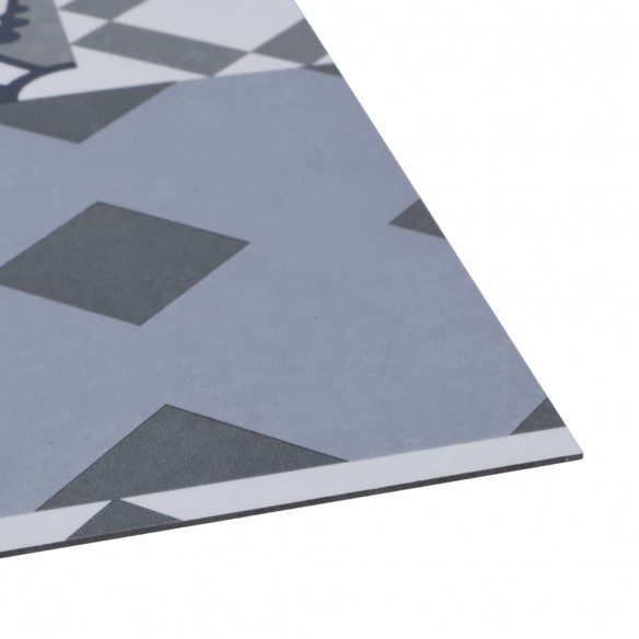 Planche de plancher autoadhésif PVC 5,11 m² Motif coloré