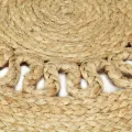 Tapis fait à la main Jute tressée 120 cm