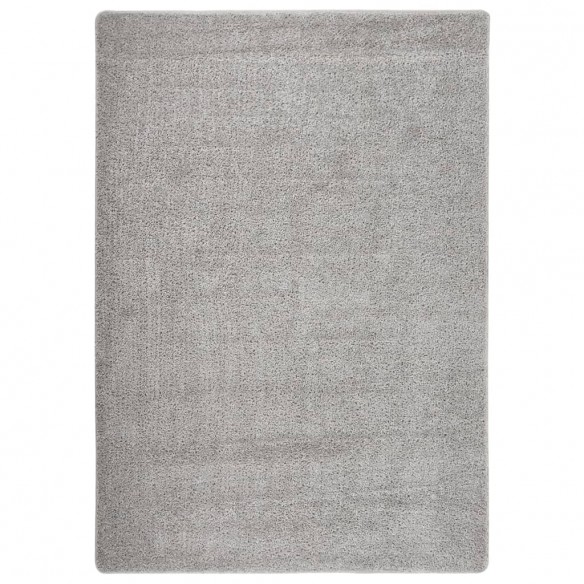 Tapis shaggy antidérapant Gris clair 160x230 cm