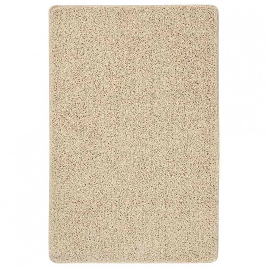 Tapis shaggy antidérapant Crème 200x290 cm